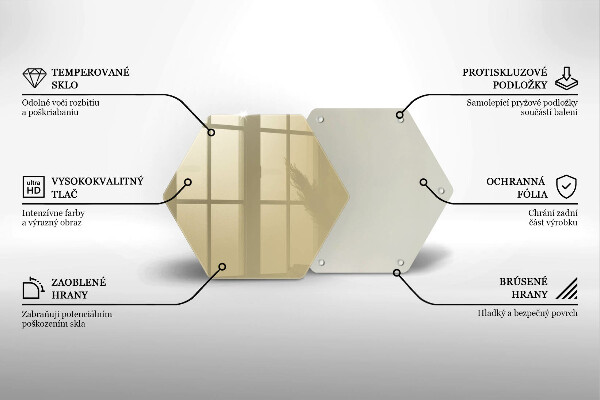 Glas Ceranfeldabdeckung Spritzschutz Beige Farbe