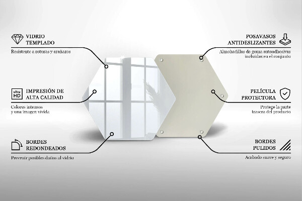 Glas Ceranfeldabdeckung Spritzschutz weiße Farbe