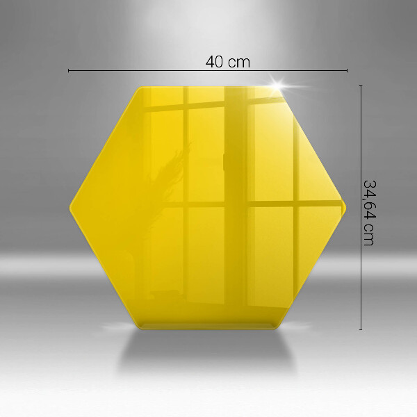 Glas Ceranfeldabdeckung Spritzschutz Gelb