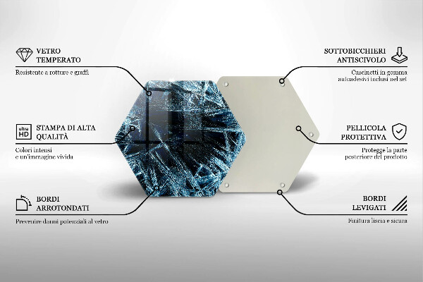 Glas Herdabdeckplatte Struktur aus scharfem Eis