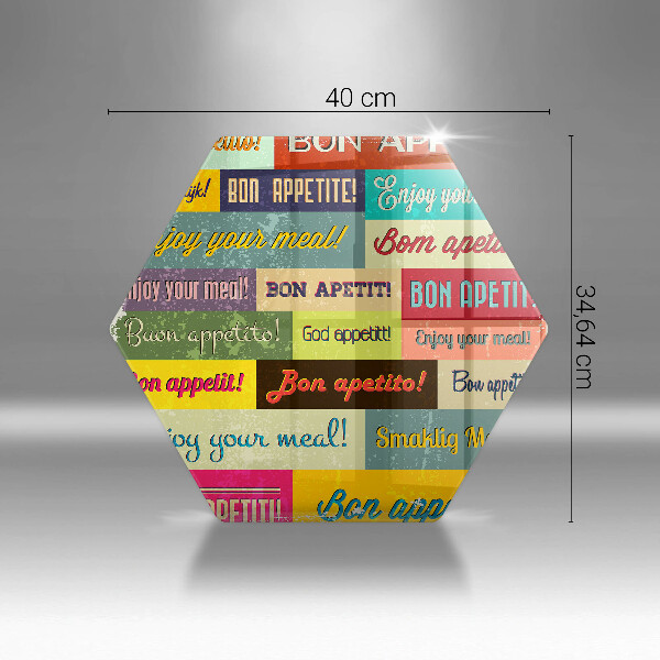 Glas Herdabdeckplatte Untertitel Guten Appetit Sprachen