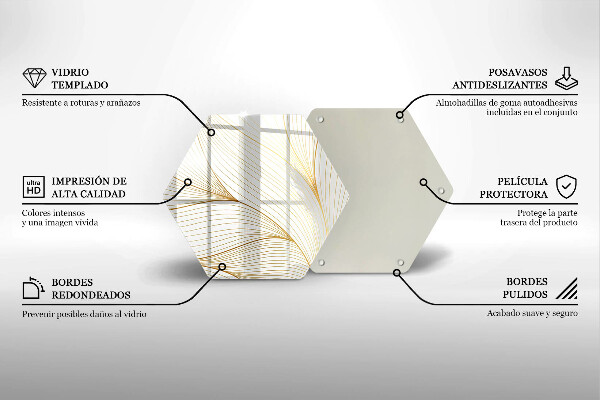 Glas Herdabdeckplatte Modernes Linienmuster