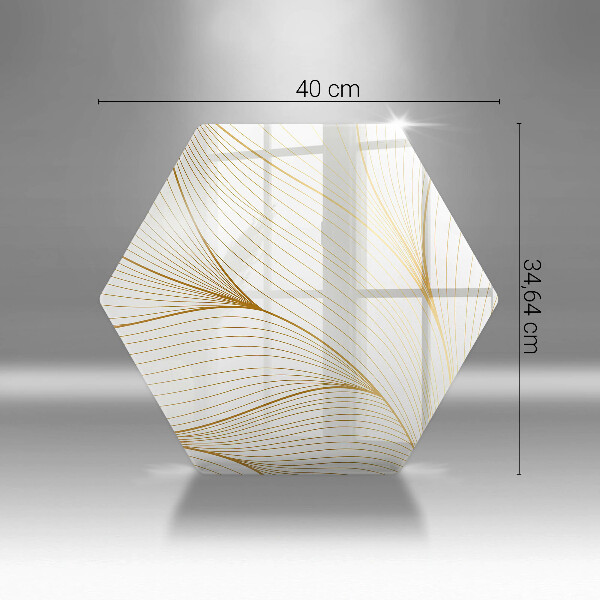 Glas Herdabdeckplatte Modernes Linienmuster