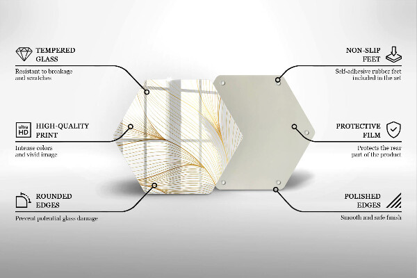 Glas Herdabdeckplatte Modernes Linienmuster