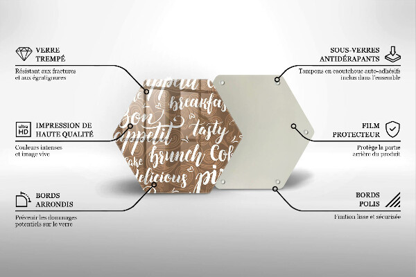Glas Ceranfeldabdeckung Untertitel Bon appetit