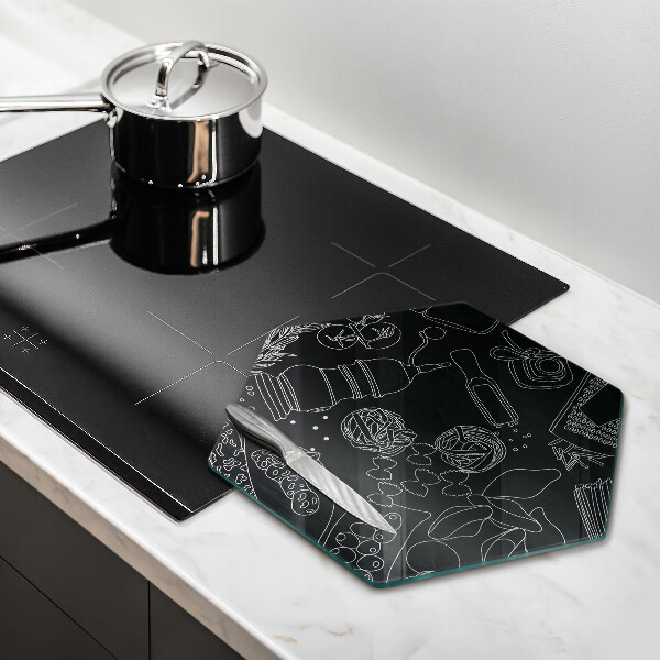 Glas Herdabdeckplatte Küchenzubehör