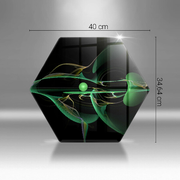 Glas Herdabdeckplatte Moderne Abstraktion