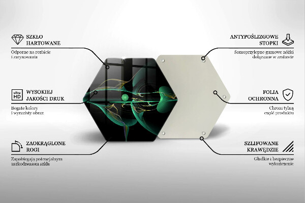 Glas Herdabdeckplatte Moderne Abstraktion