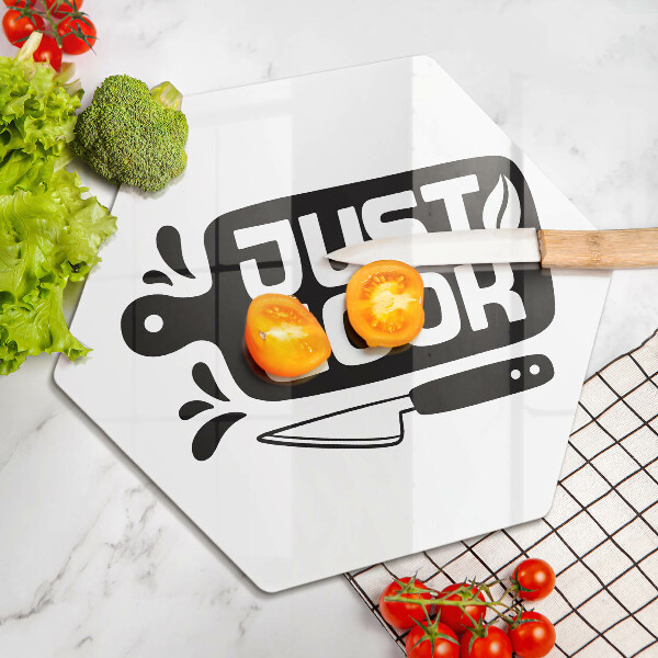 Glas Herdabdeckplatte Just cook