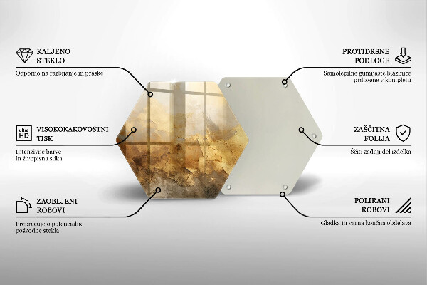 Glas Ceranfeldabdeckung Spritzschutz Reichhaltige Textur
