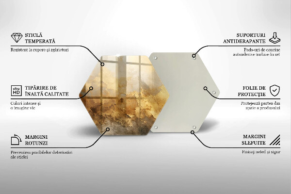 Glas Ceranfeldabdeckung Spritzschutz Reichhaltige Textur
