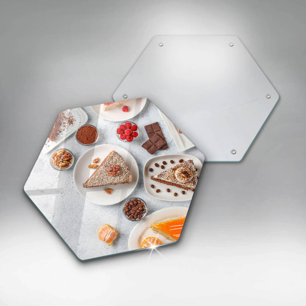 Glas Ceranfeldabdeckung Spritzschutz Die Süße des Kuchens