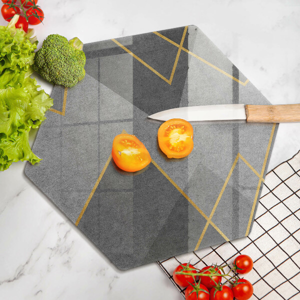 Glas Ceranfeldabdeckung Spritzschutz Scharfe Formen