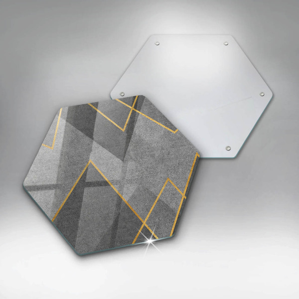 Glas Ceranfeldabdeckung Spritzschutz Scharfe Formen