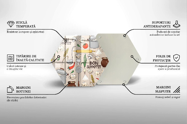 Glas Ceranfeldabdeckung Spritzschutz Küchenillustration