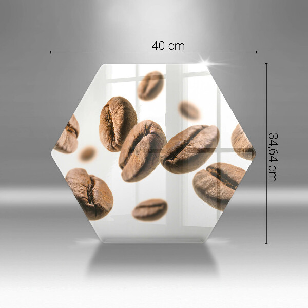 Glas Ceranfeldabdeckung Spritzschutz Kaffeebohnen