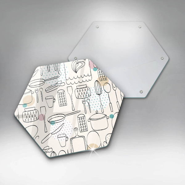 Glas Ceranfeldabdeckung Spritzschutz Küchenzubehör