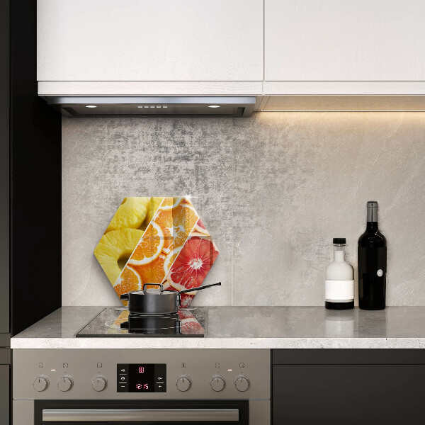 Glas Ceranfeldabdeckung Spritzschutz Bunte Früchte