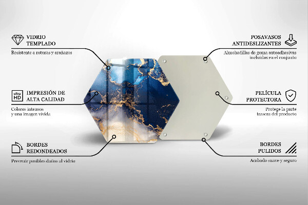 Glas Ceranfeldabdeckung Spritzschutz Marmorabstraktion