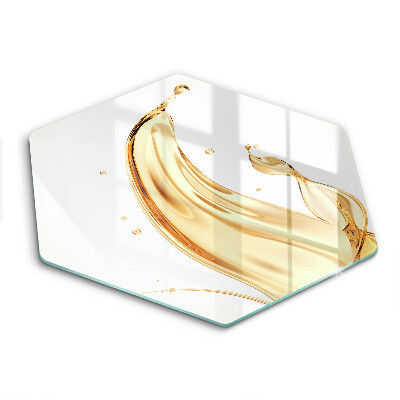 Glas Ceranfeldabdeckung Spritzschutz Olivenöl