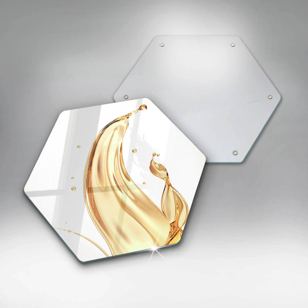 Glas Ceranfeldabdeckung Spritzschutz Olivenöl