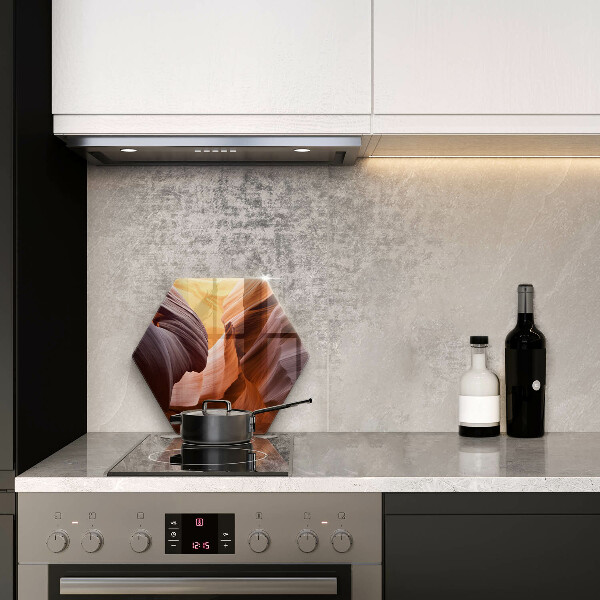 Glas Ceranfeldabdeckung Spritzschutz Grand Canyon