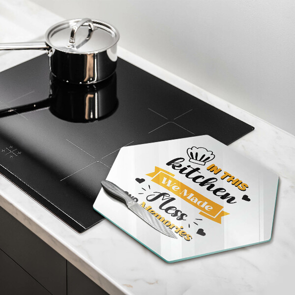 Glas Ceranfeldabdeckung Spritzschutz In this kitchen we made mess and memories