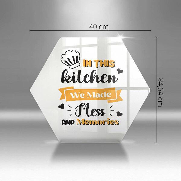 Glas Ceranfeldabdeckung Spritzschutz In this kitchen we made mess and memories