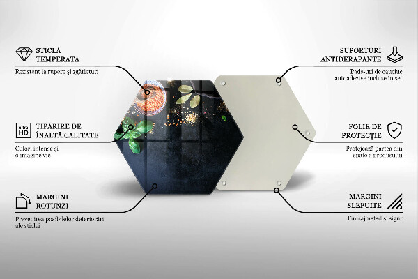 Glas Ceranfeldabdeckung Spritzschutz Schüsseln mit Gewürzen