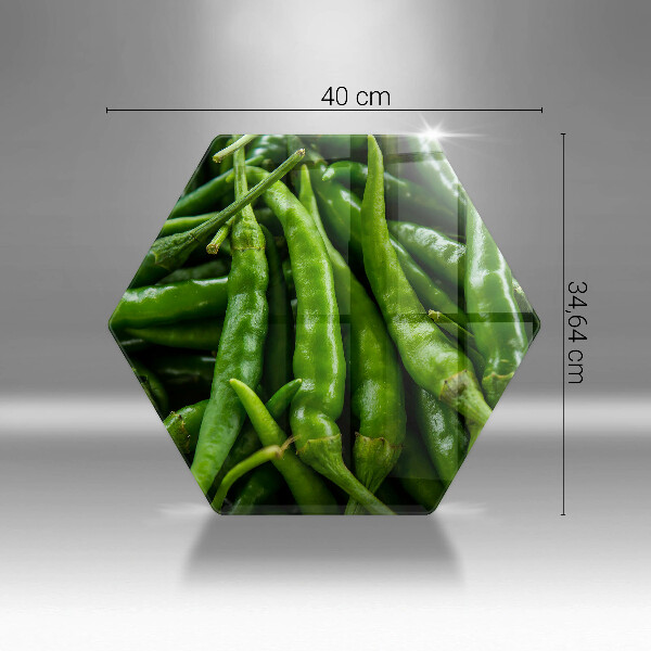 Glas Herdabdeckplatte Erbsenschoten