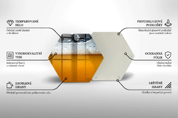 Glas Herdabdeckplatte Bierschaum trinken