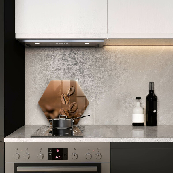 Glas Herdabdeckplatte Kaffeebohnen