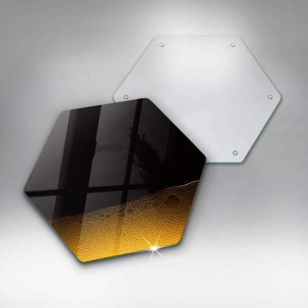 Glas Herdabdeckplatte Kohlensäurehaltiges Bier