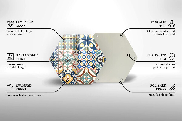 Glas Herdabdeckplatte Dekorative Fliesen