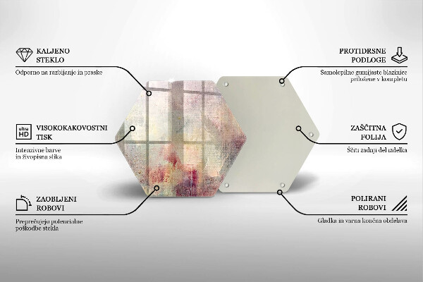 Glas Herdabdeckplatte Malen Sie den Texturhintergrund