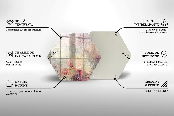 Glas Herdabdeckplatte Malen Sie den Texturhintergrund