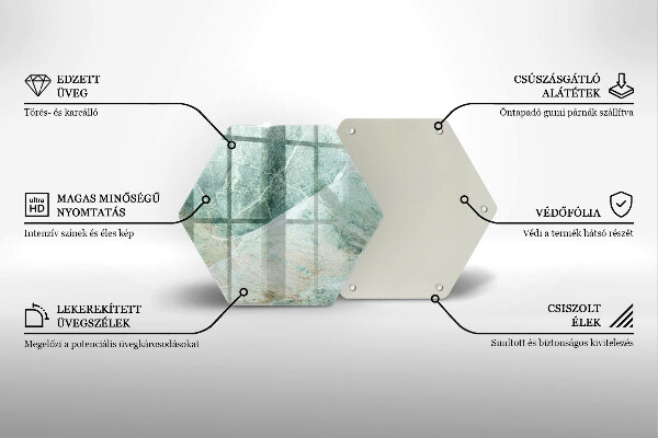 Glas Herdabdeckplatte Steinstruktur