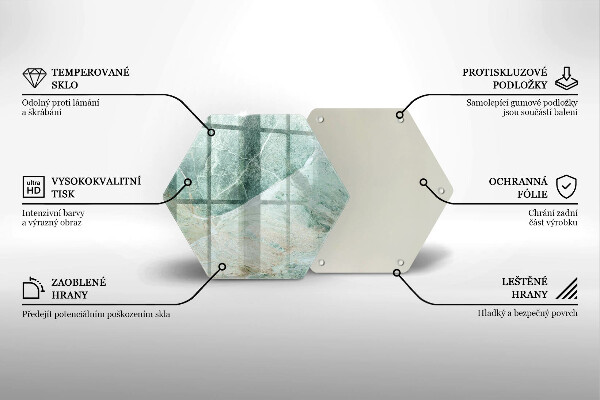 Glas Herdabdeckplatte Steinstruktur