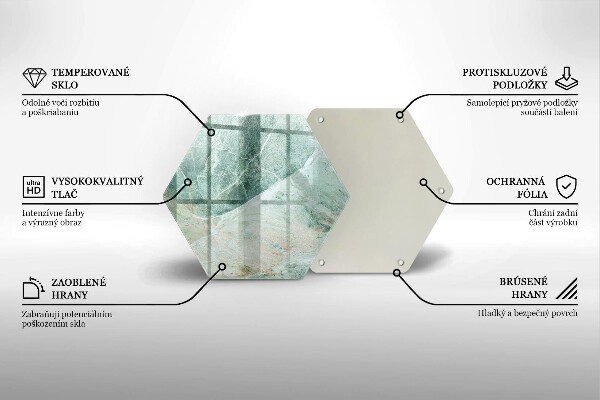 Glas Herdabdeckplatte Steinstruktur