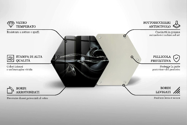 Glas Herdabdeckplatte Moderne Abstraktion