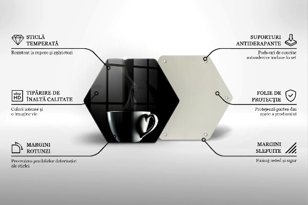 Glas Herdabdeckplatte Eine Tasse Tee