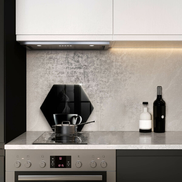 Glas Herdabdeckplatte Eine Tasse Tee