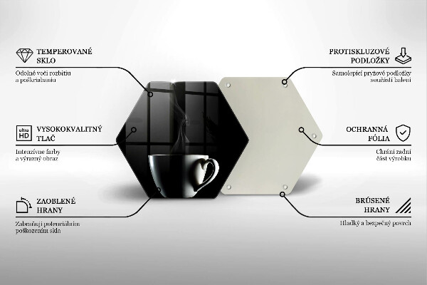 Glas Herdabdeckplatte Eine Tasse Tee