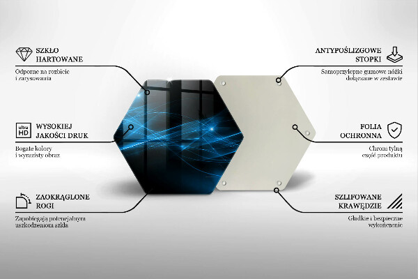 Glas Herdabdeckplatte Abstrakter blauer Rauch