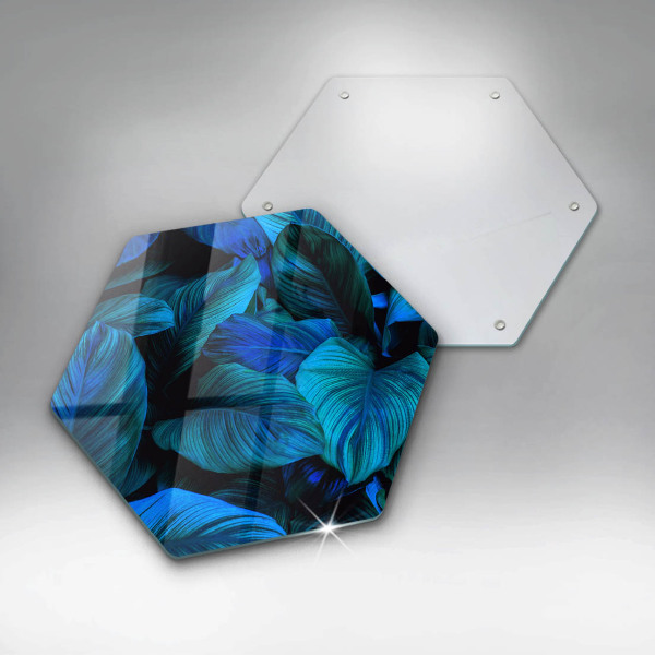 Glas Ceranfeldabdeckung Blätter der Dschungelvegetation