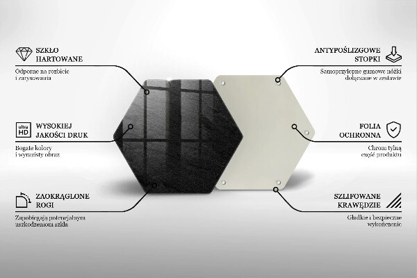 Glas Herdabdeckplatte Steinstruktur