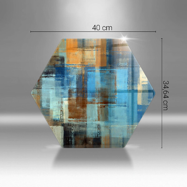 Glas Ceranfeldabdeckung Gemalter Hintergrund