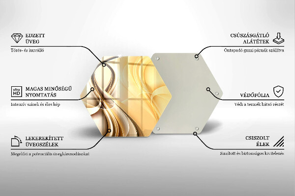 Glas Herdabdeckplatte Rauchabstraktion
