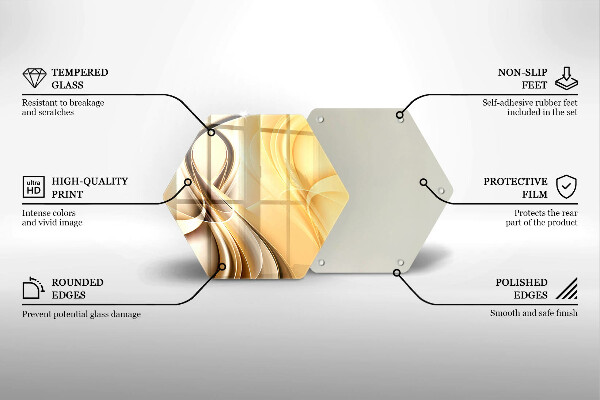 Glas Herdabdeckplatte Rauchabstraktion