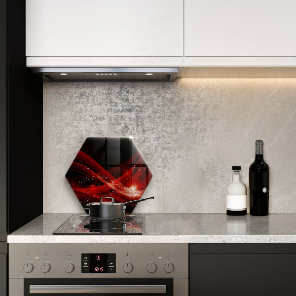 Glas Herdabdeckplatte Moderne Abstraktion